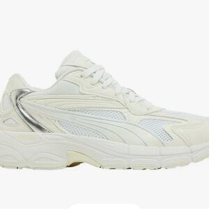 Puma Women's Treveris Nitro Sneaker with Silver Accent